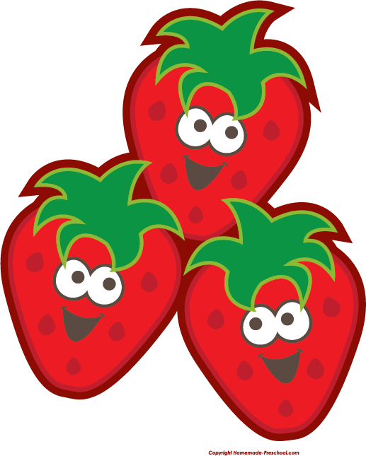 Strawberries red fruit vegetable