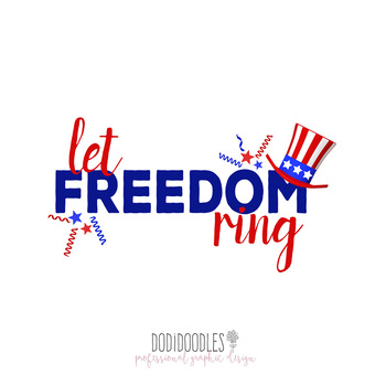 Freedom clipart. Fourth of july let