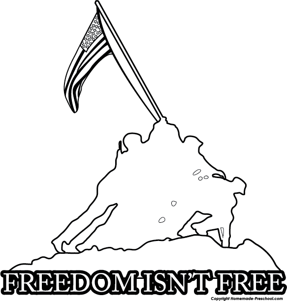 freedom clipart black and white