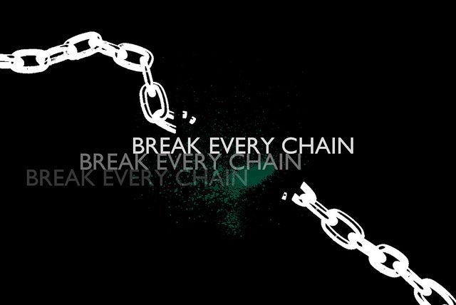 slavery clipart break every chain