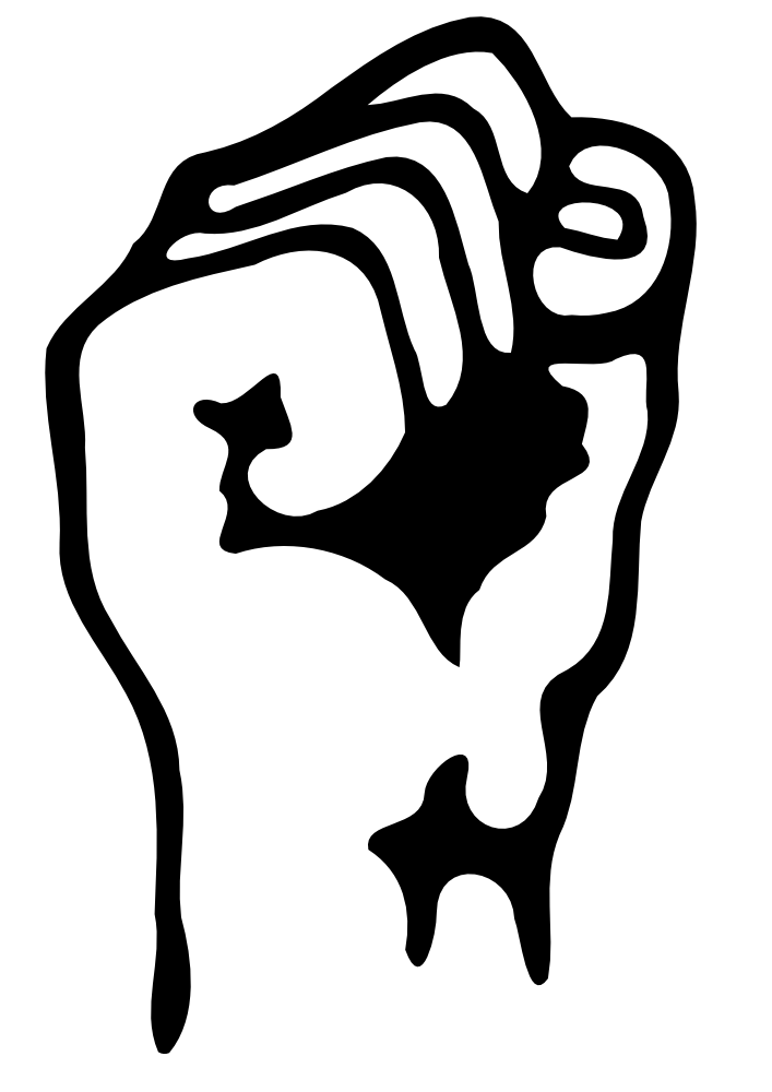 Freedom clipart fist. Onlinelabels clip art a