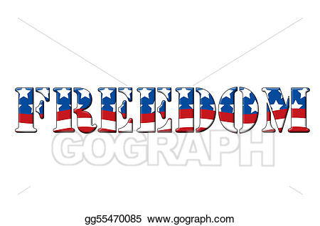 Freedom clipart freedom american. Stock illustrations gg 