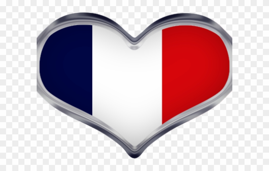 Flag png download . French clipart heart