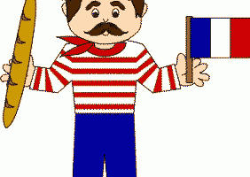 french clipart person