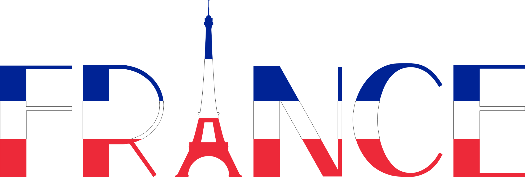 french clipart text
