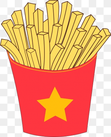 French png vector psd. Fries clipart logo