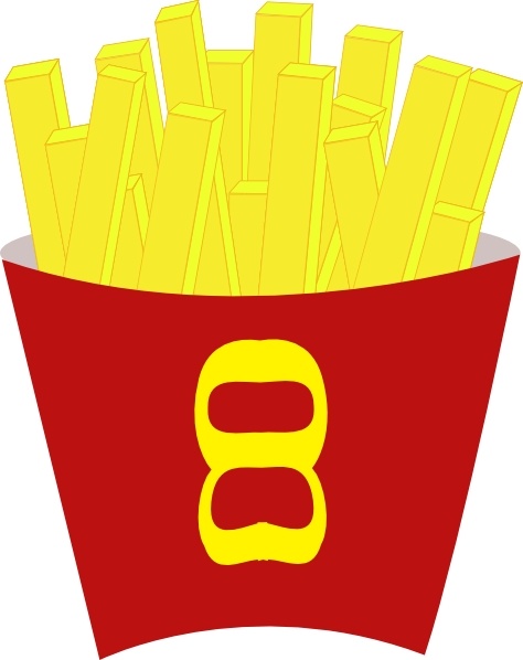 fries clipart vector