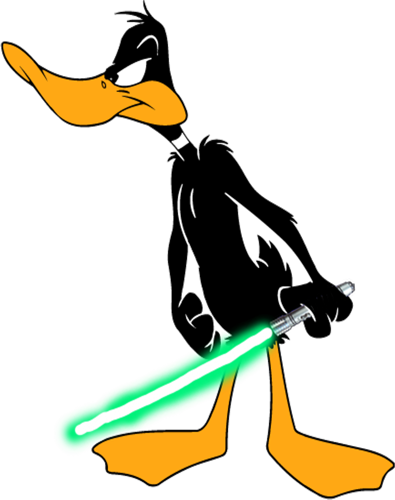 Mad clipart outraged. Daffy duck with his