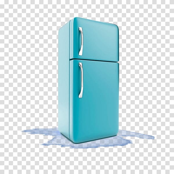 fridge clipart blue