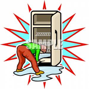 refrigerator clipart broken refrigerator