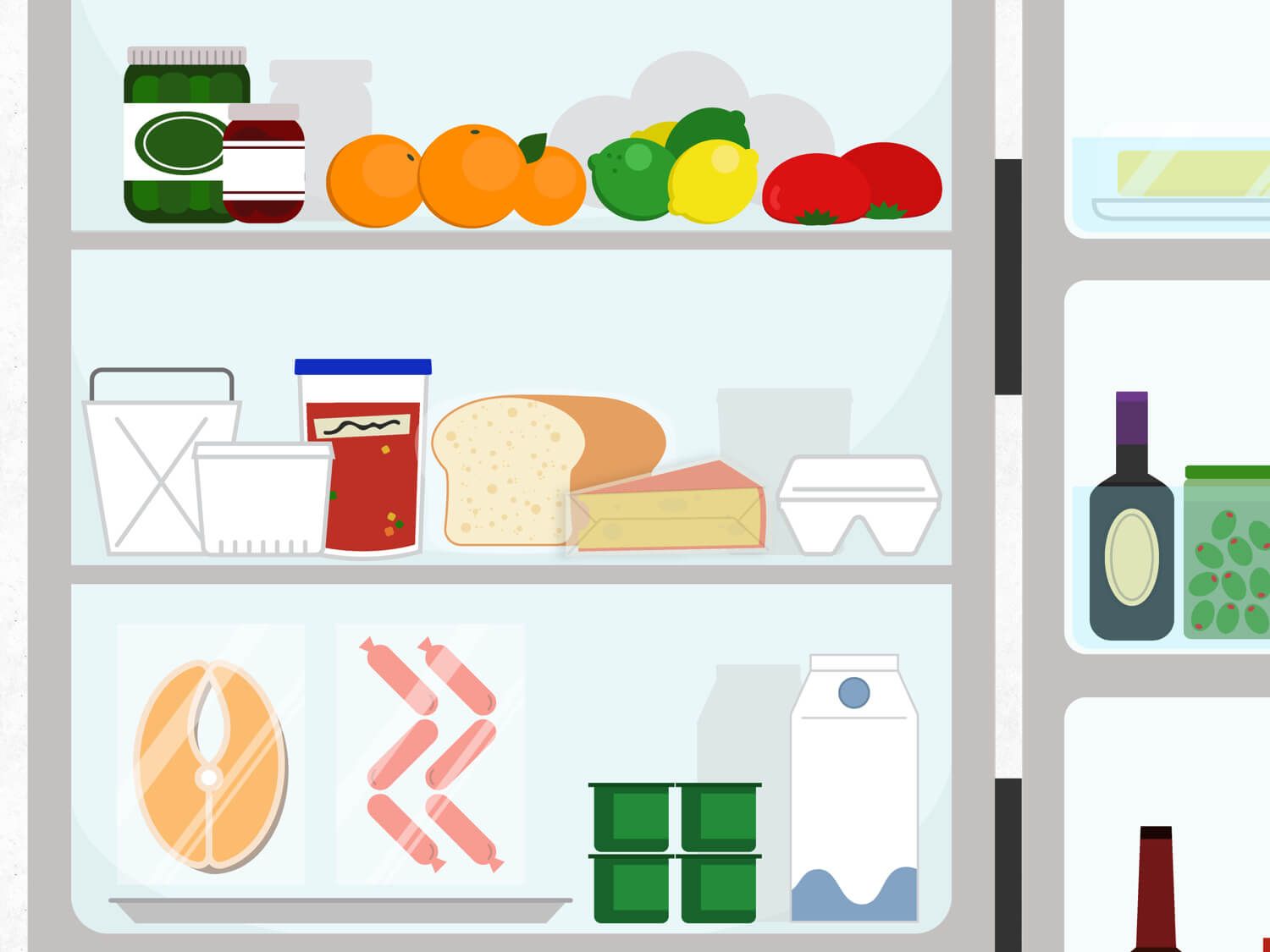 refrigerator clipart things