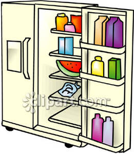 fridge clipart side by side