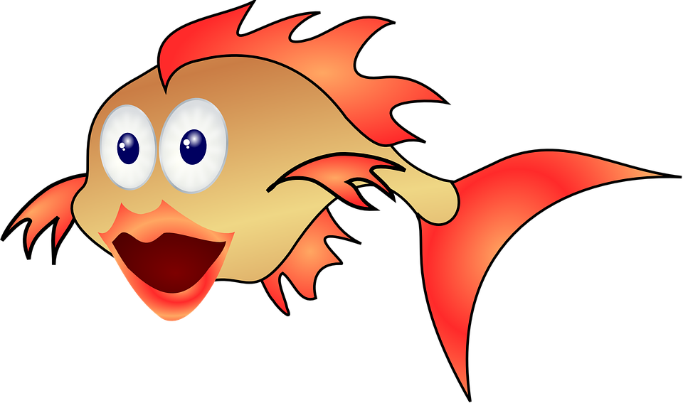 goldfish clipart animated