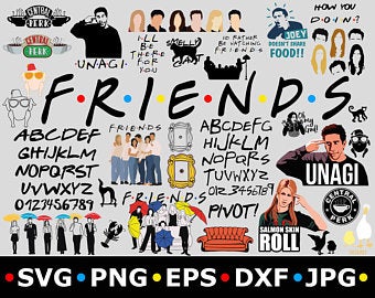 Free Free 308 Svg Silhouette Friends Tv Show Clipart SVG PNG EPS DXF File