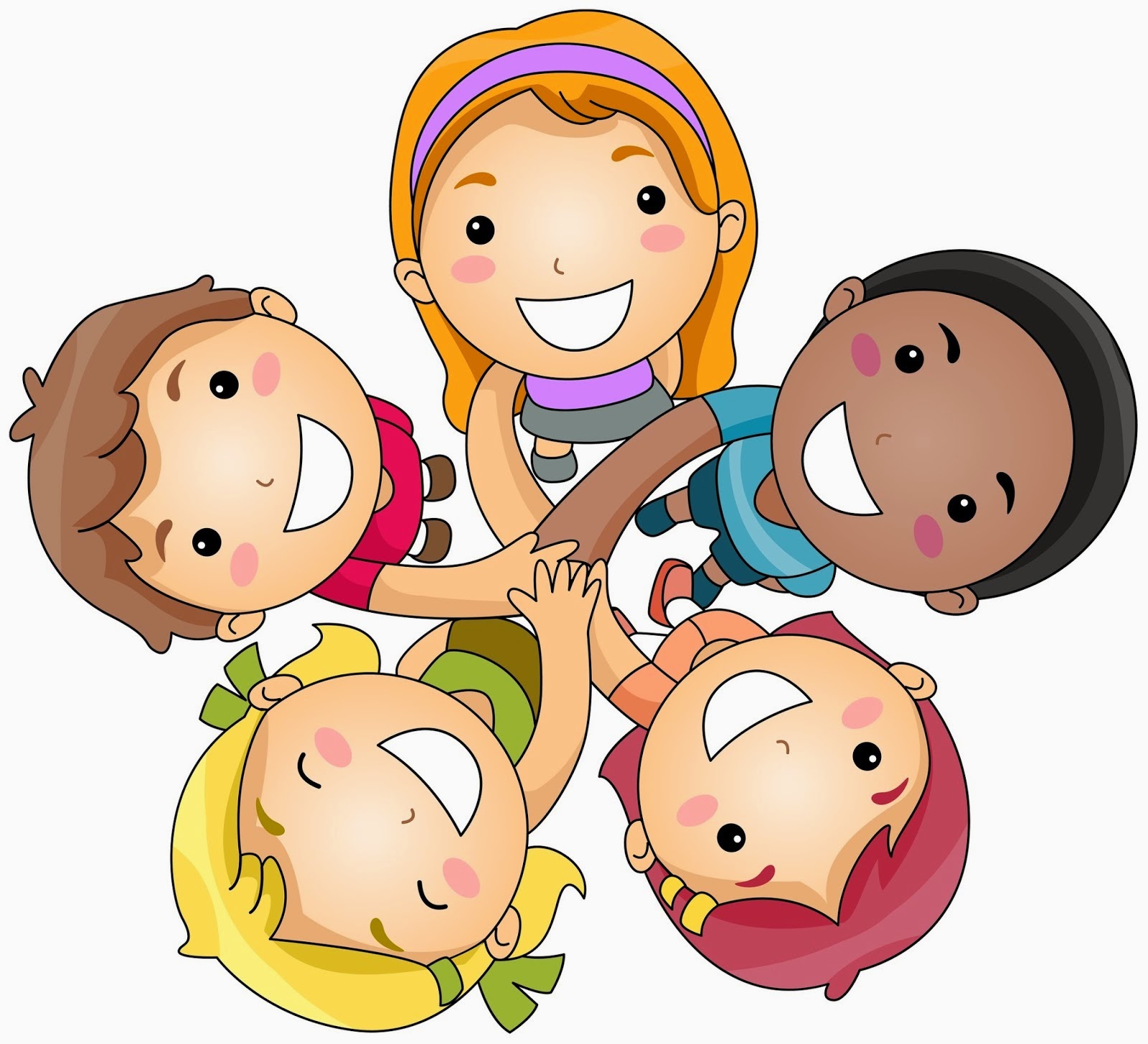 toddler clipart group friends