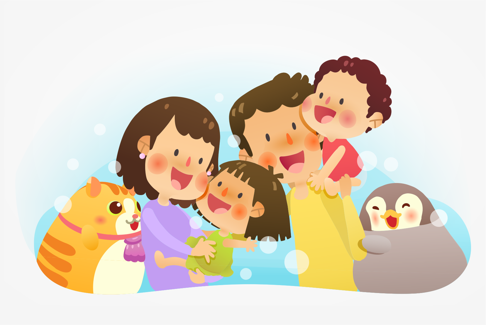 friendly clipart child education