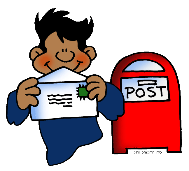 Friendly clipart friendly letter. For first grade postage