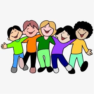 friendly clipart group different person