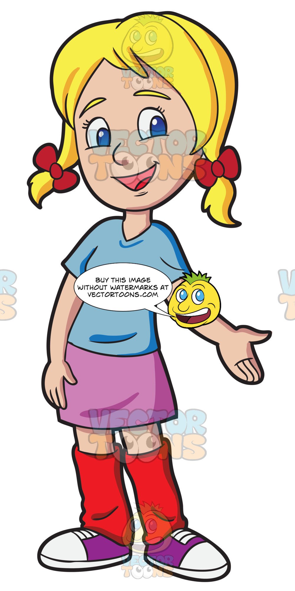 friendly clipart middle school girl