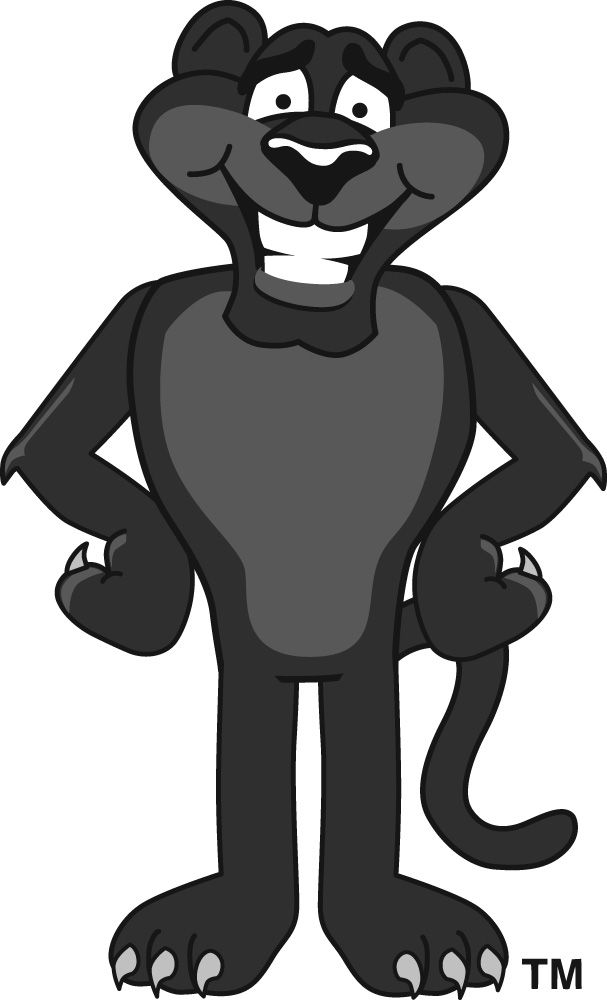 panther clipart cute