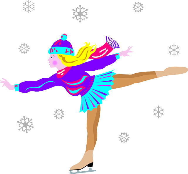 Friends clipart ice skating. Figure jumps and spins