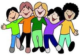 Group clipart childrens. Of friends panda free