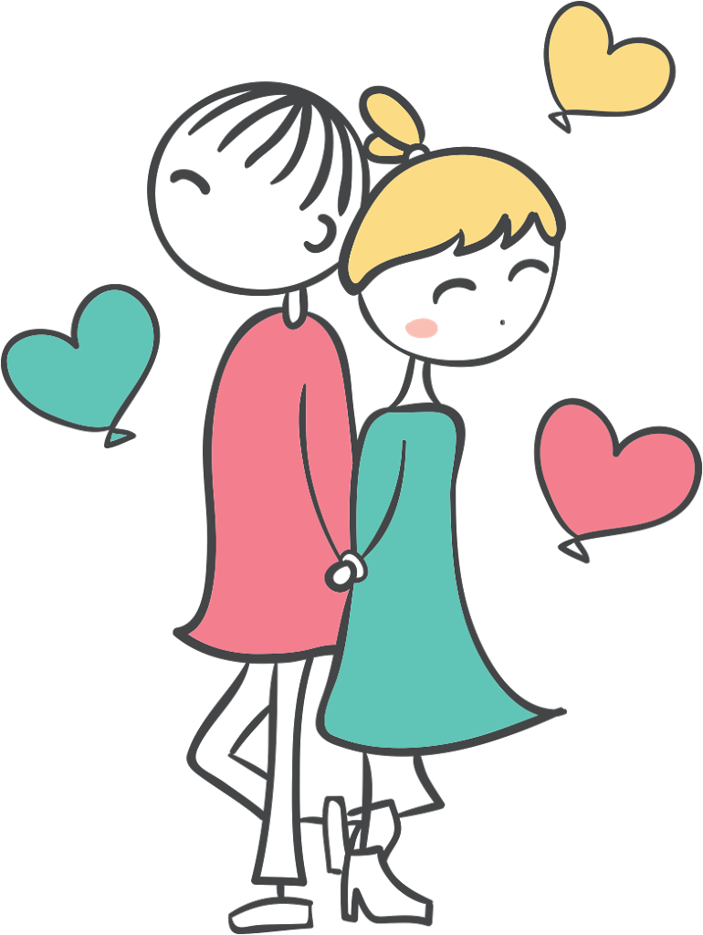  png basit izimler. Friends clipart stick