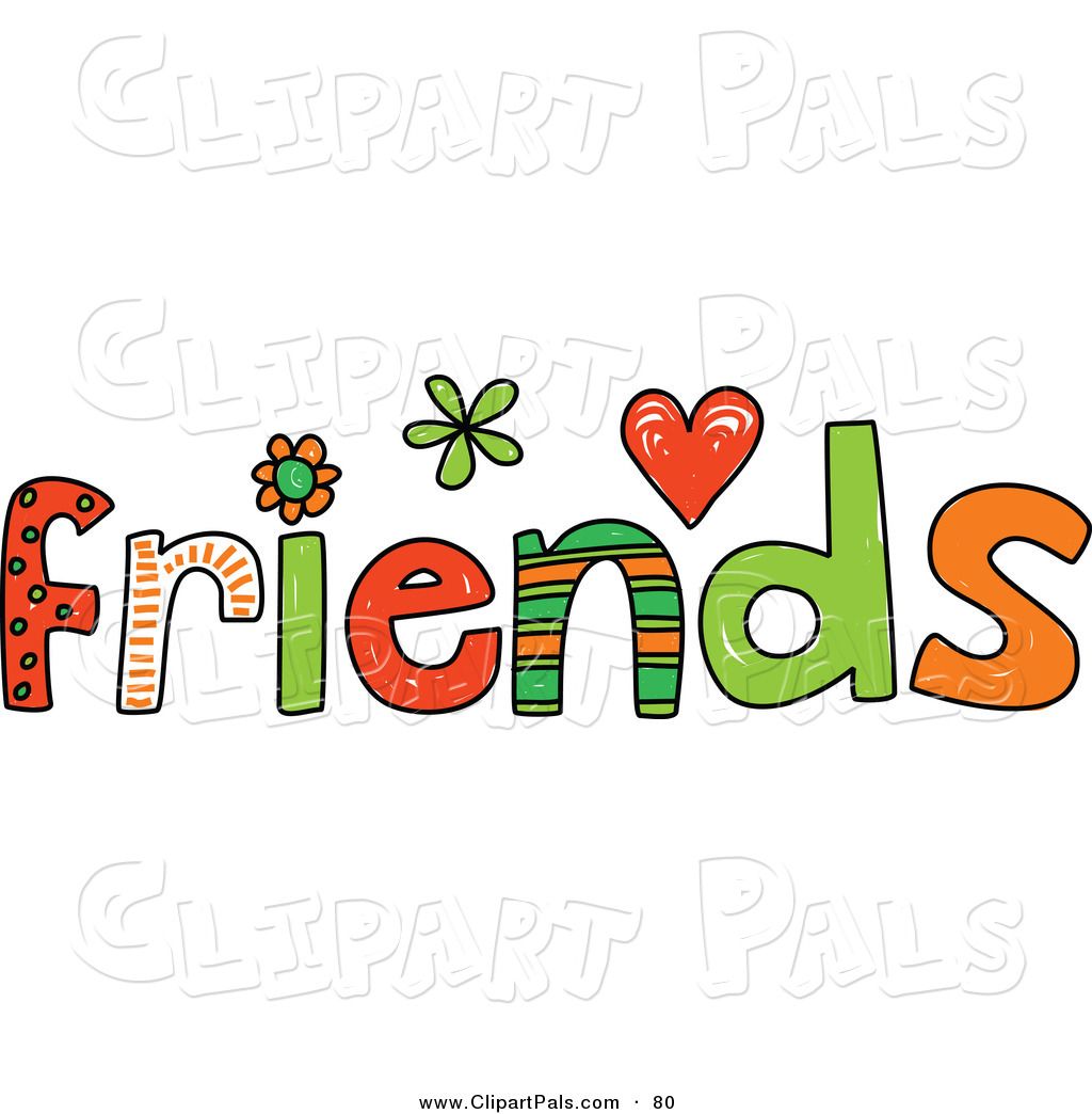 friendship clipart friend word