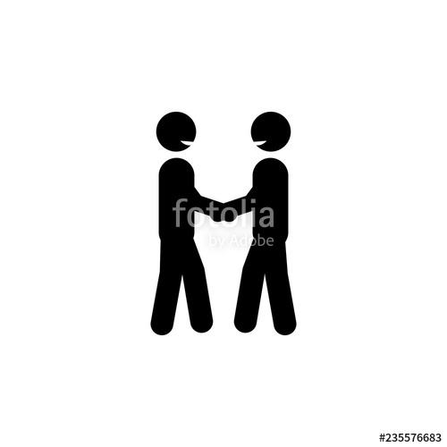 People pictogram icon element. Friendship clipart friendliness