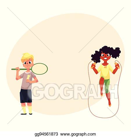 Friendship clipart playground fun. Eps vector boy and