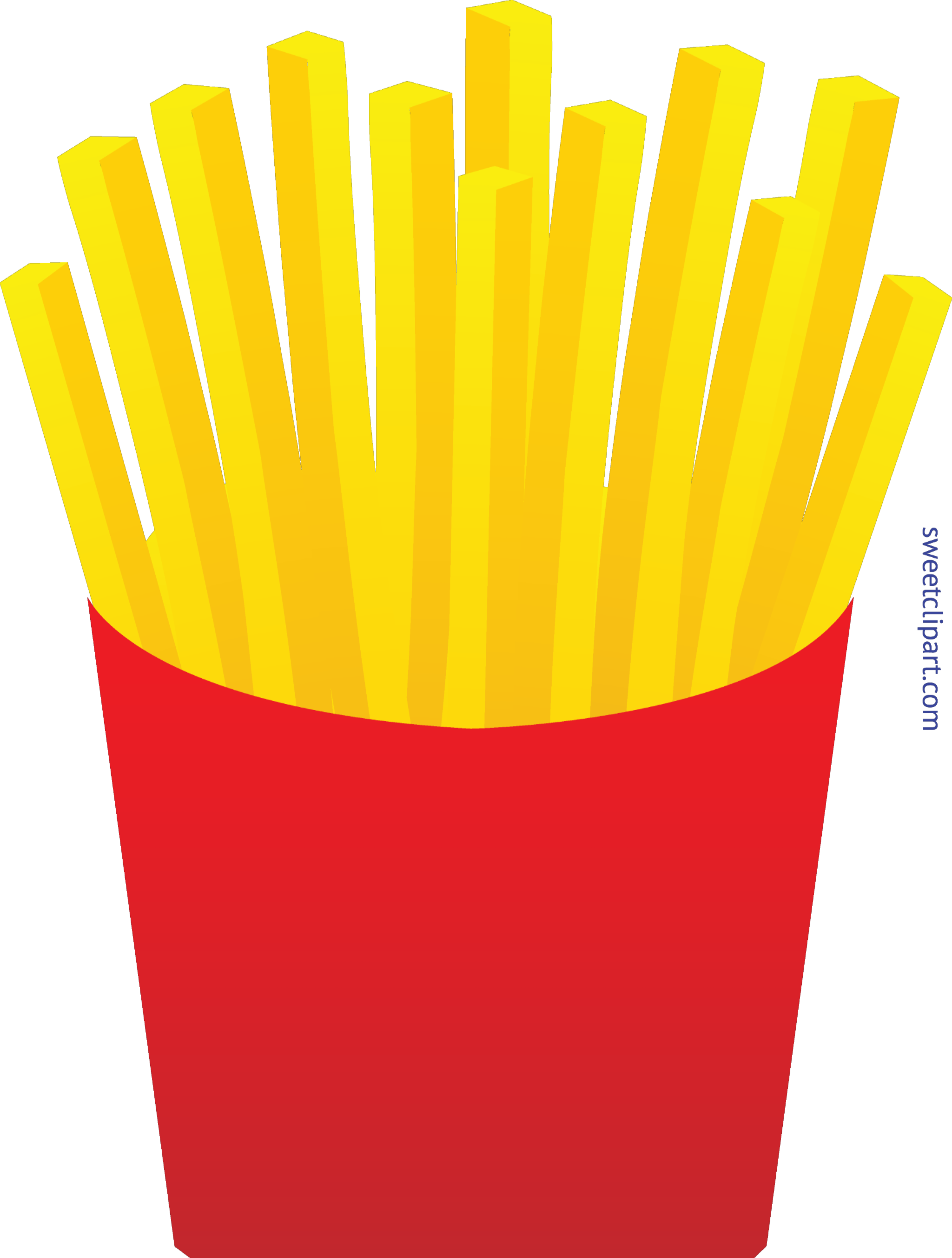French fries clip art. Mcdonalds clipart illustration