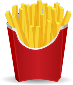 Fries clipart clip. French art at clker