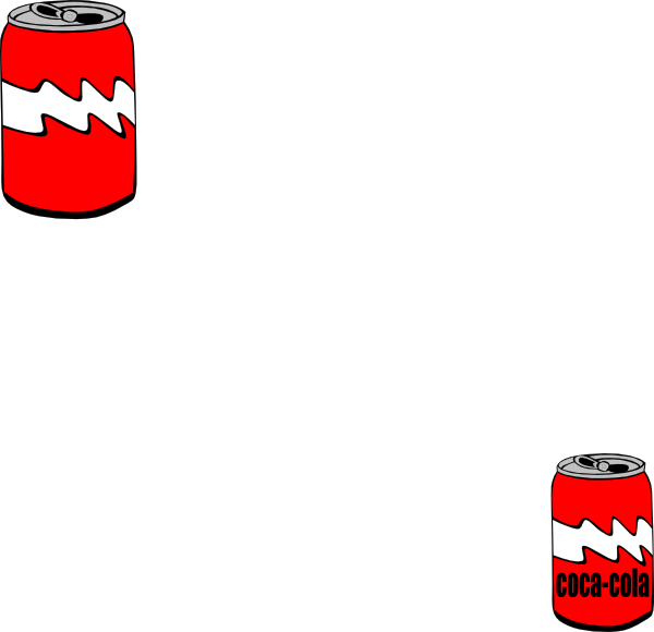 Fries clipart drink. Coke can clip art