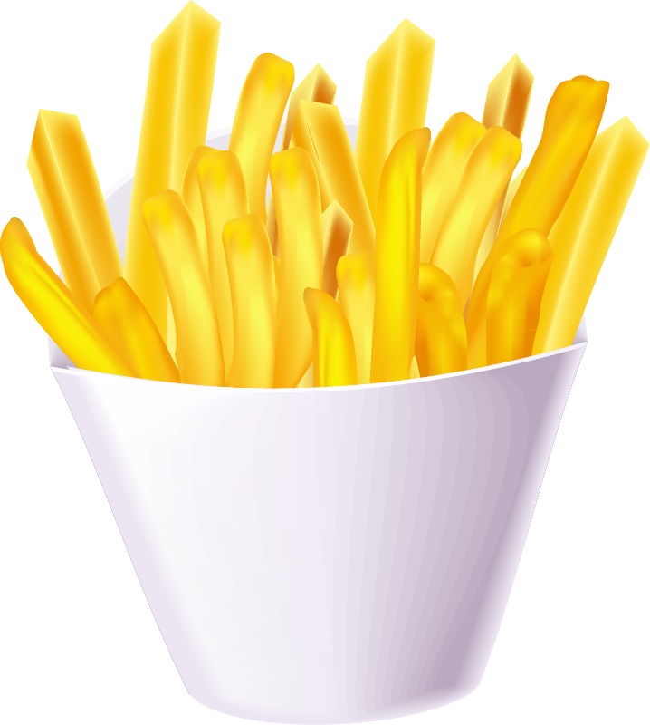 fries clipart face