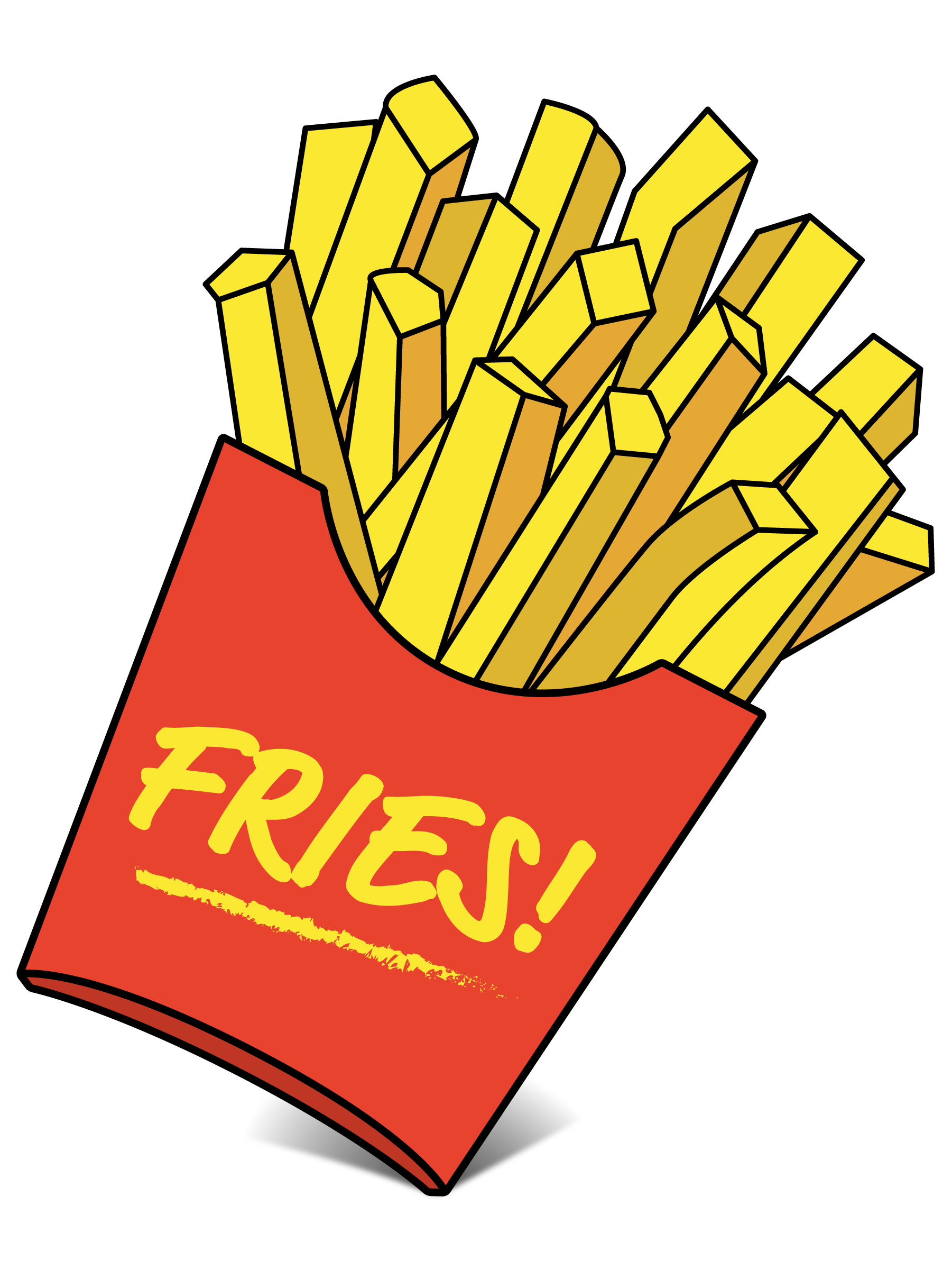 Fries clipart fast food bag, Fries fast food bag Transparent FREE for