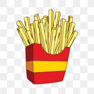fries clipart fat food