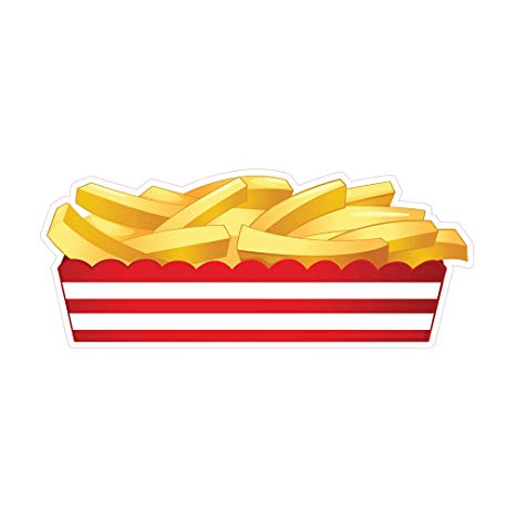 Fries clipart food side. Amazon com die cut