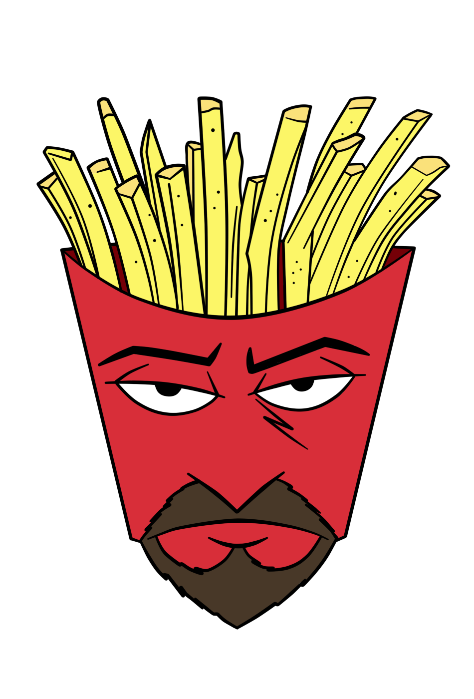 fries clipart fry box