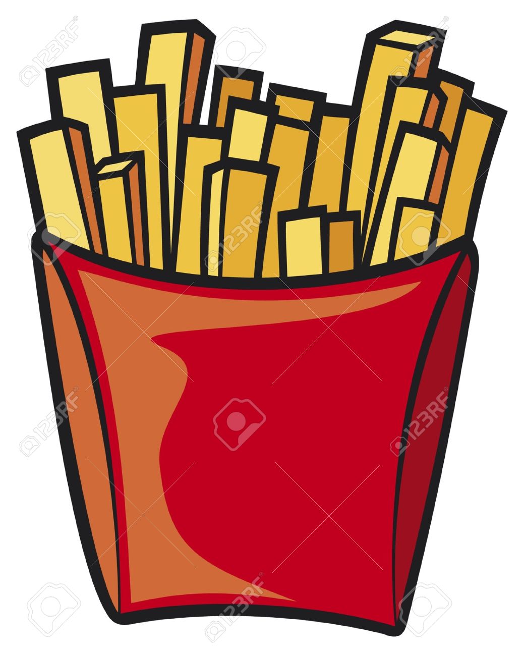 hot chips cartoon