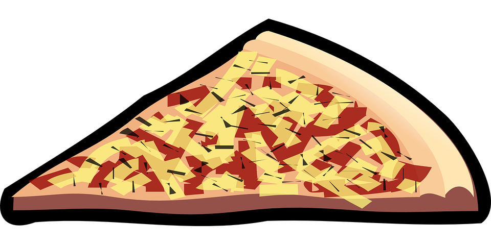 Fries clipart pizza. Slice of images x