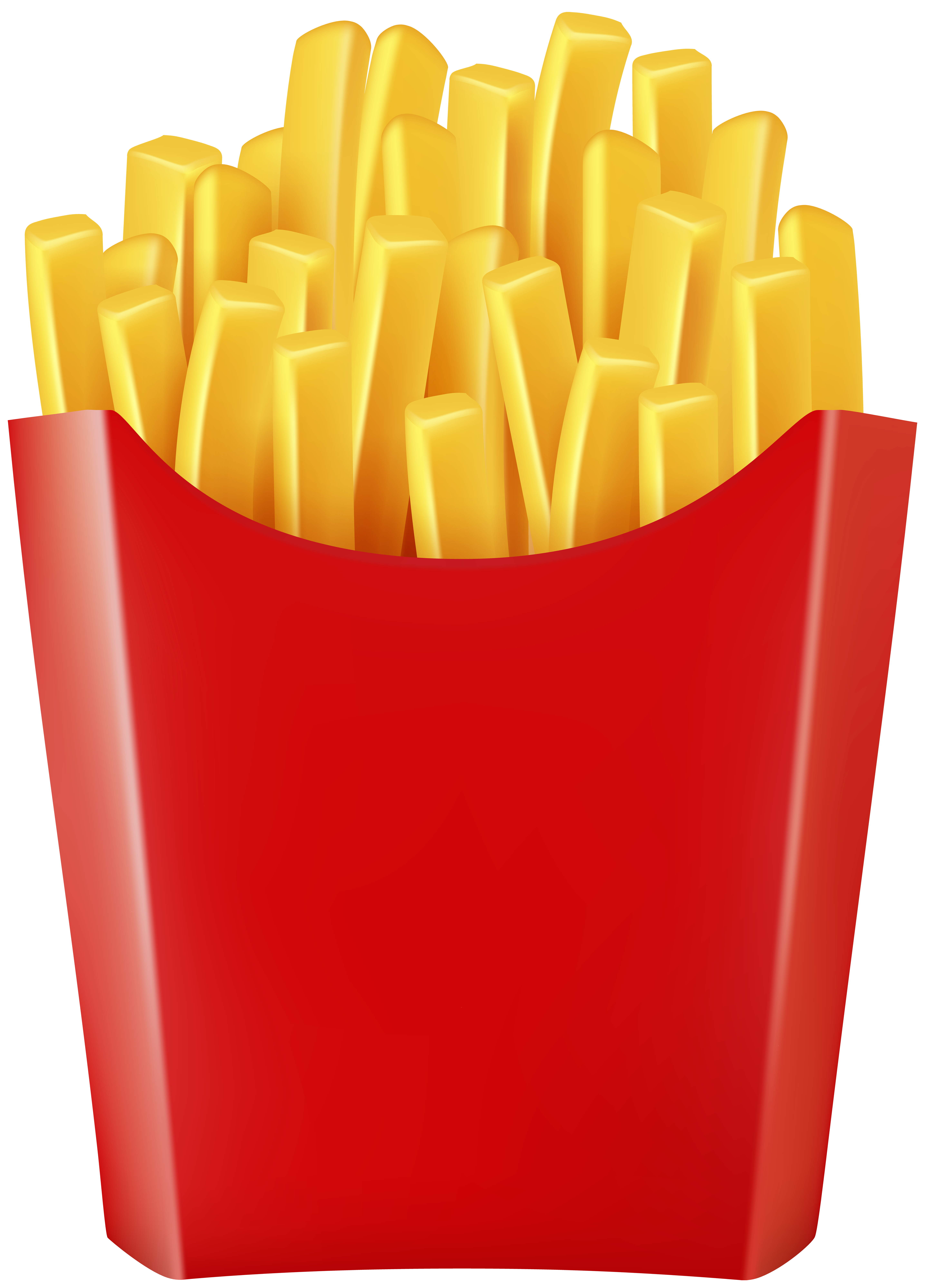 fries clipart transparent background