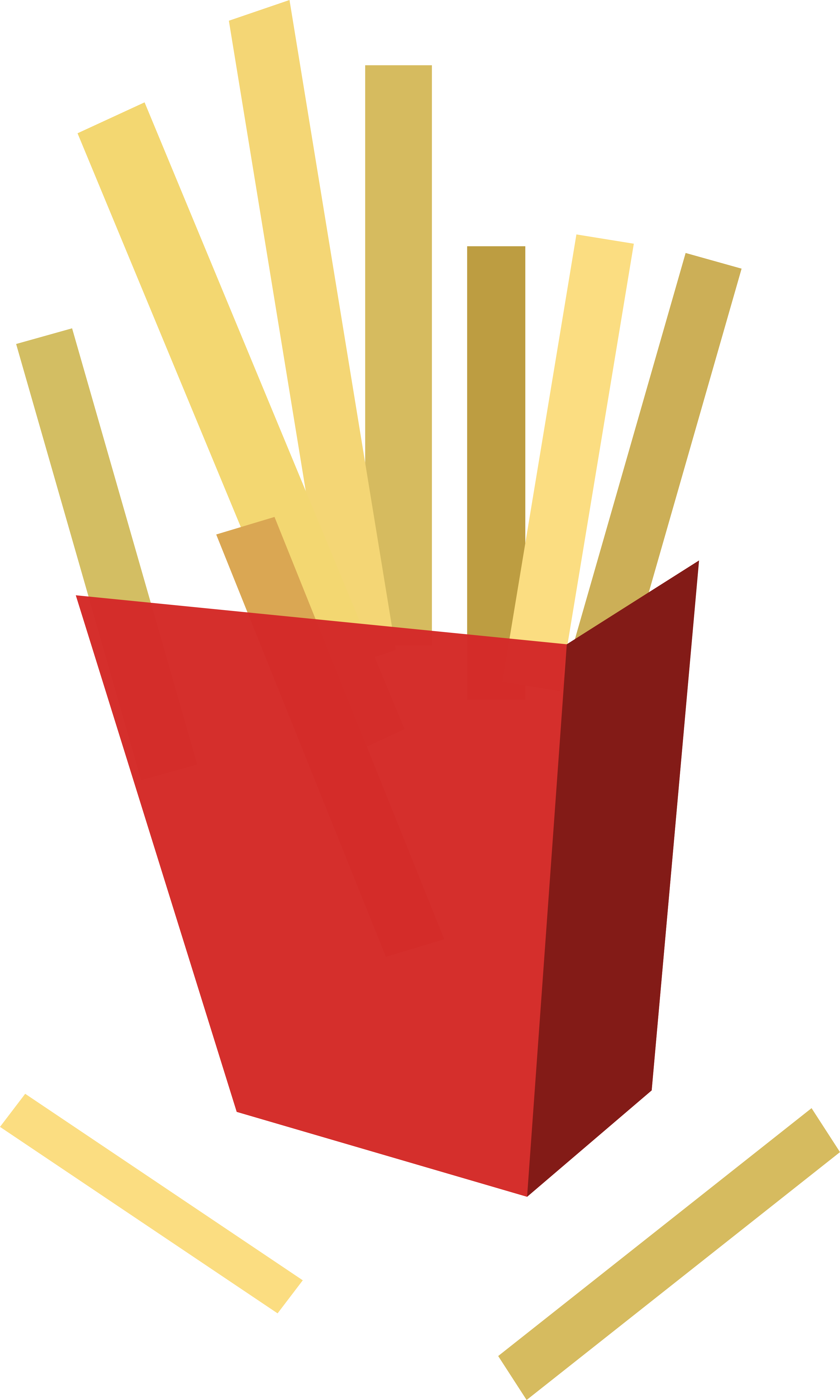 fries clipart vector