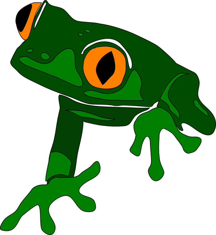 frog clipart autumn
