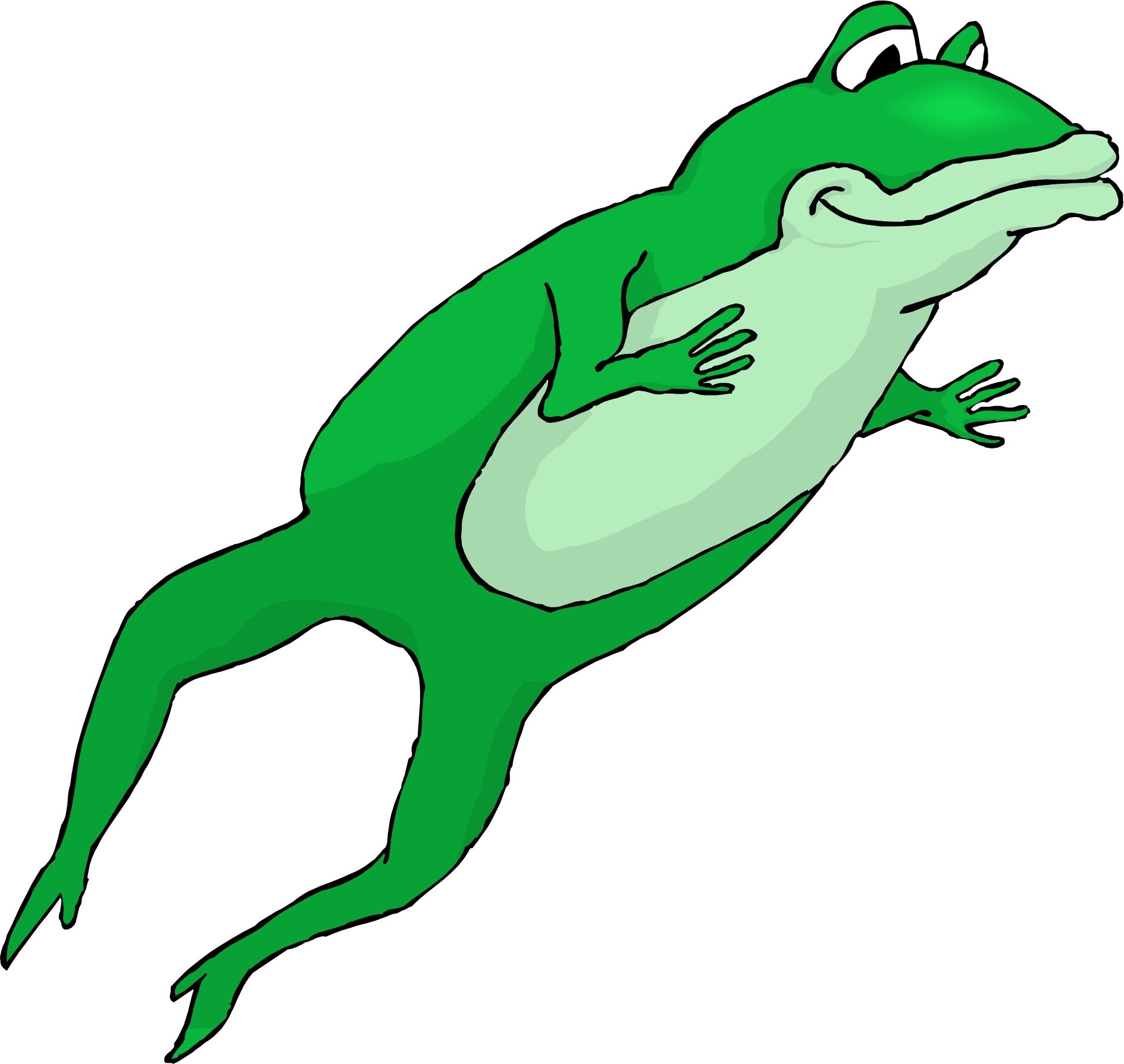 Image search leaping . Frog clipart cartoon