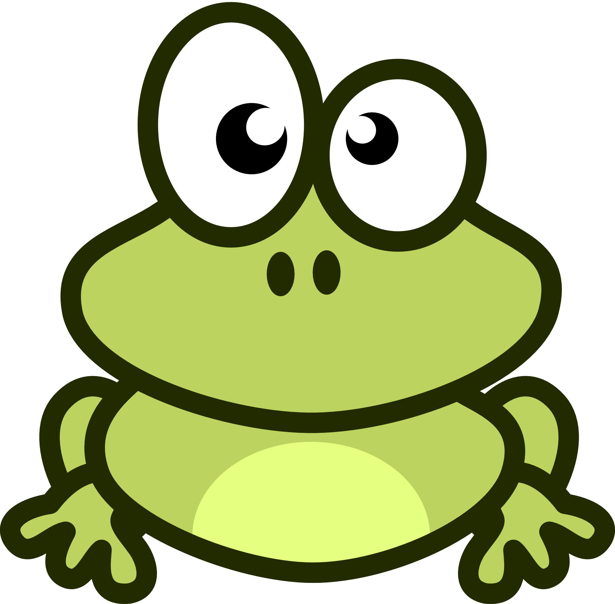 frog clipart head 1170839. 