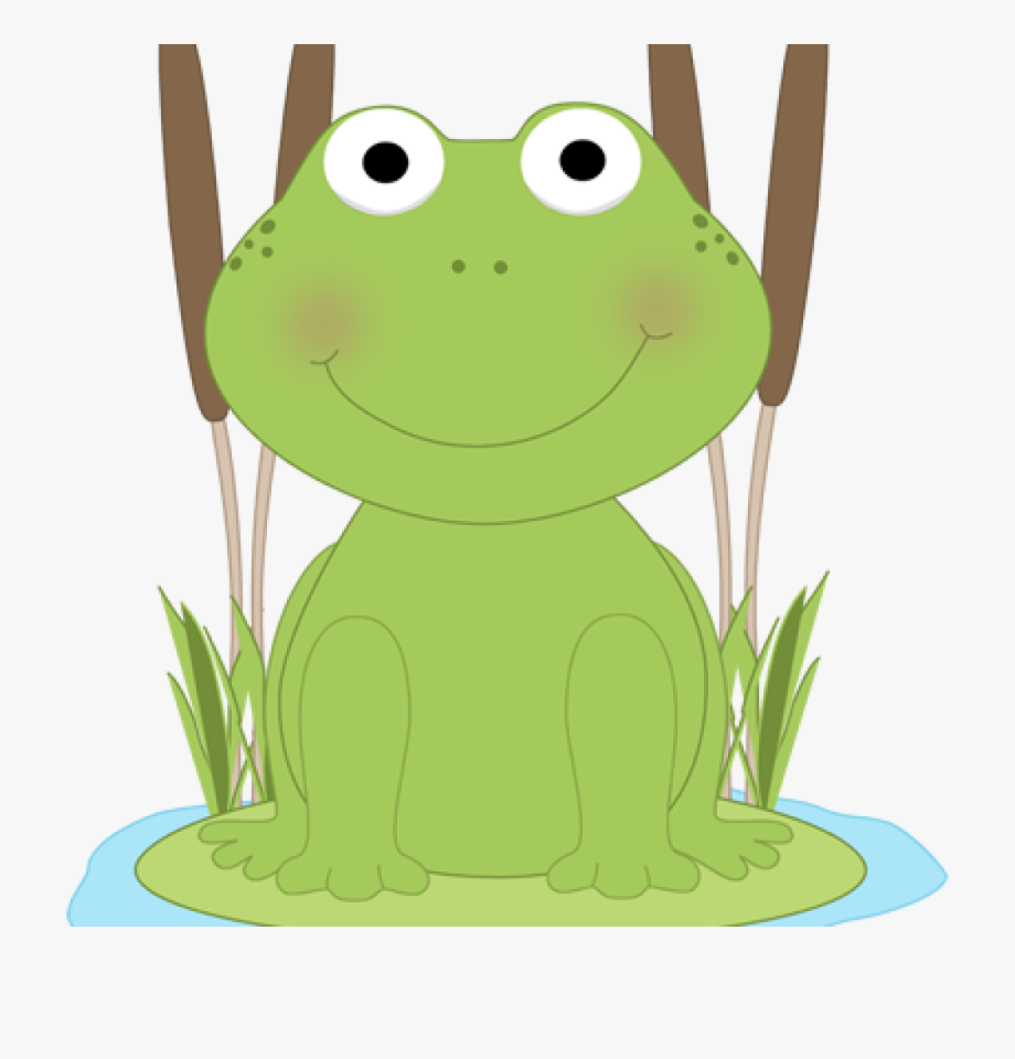 frog clipart pond