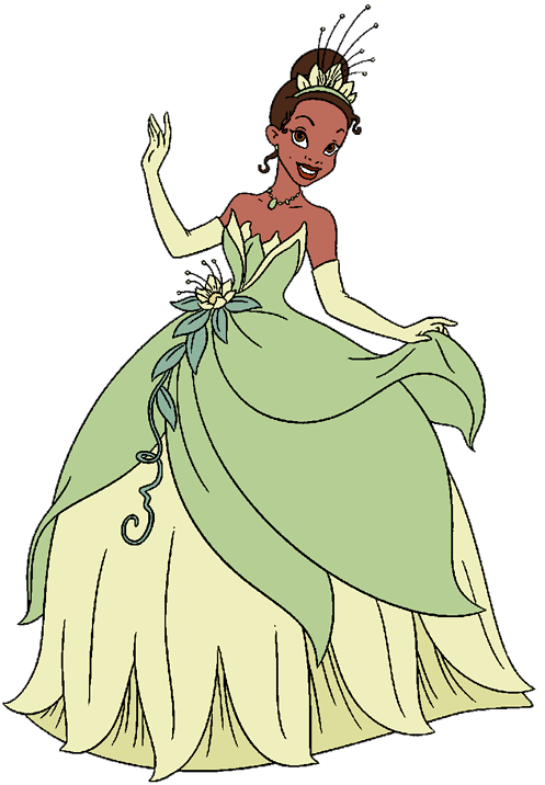 Princess tiana the and. Frog clipart scene