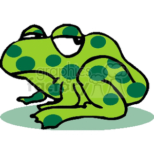 toad clipart spotted frog
