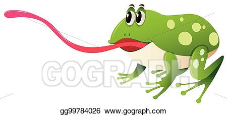 frog clipart tongue