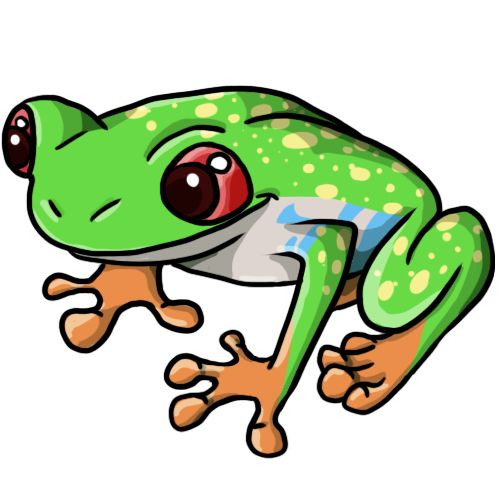 frog clipart home